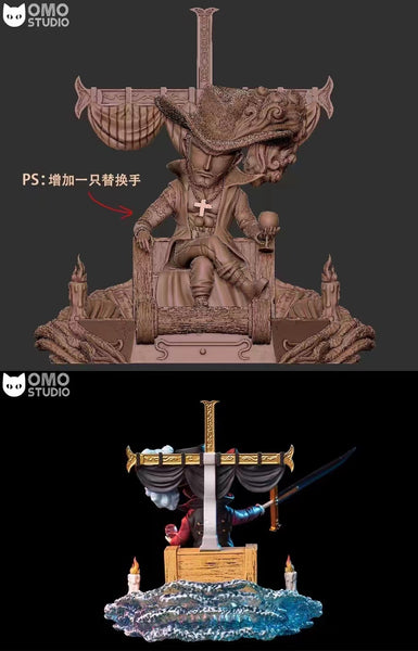 OMO Studio - Dracule Mihawk With Den Den Mushi