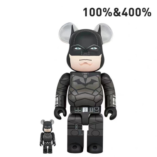 Bearbrick - The Batman - Standard / Full Black [400% + 100%]