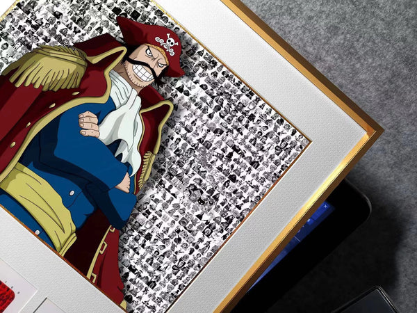 WT 100 - Corazon / Gol D Roger Poster Frame