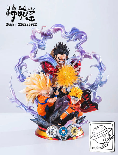 Cotton Hall studio - Luffy, Goku & Uzumaki Naruto