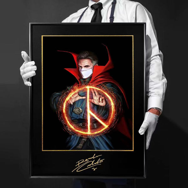 Doctor Strange Poster Frame with Benedict Cumberbatch Signature