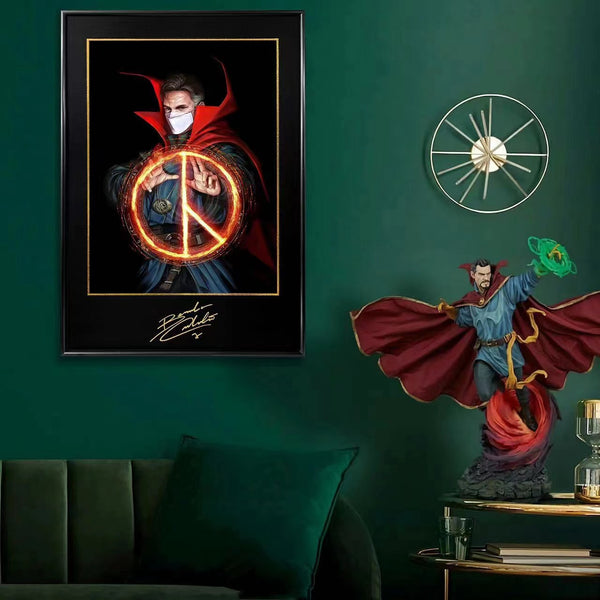 Doctor Strange Poster Frame with Benedict Cumberbatch Signature