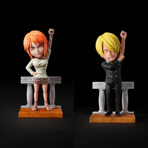 One Piece Figure Shanks Standing VS Kaidou PVC Figurine Monkey D Luffy Four  Emperors Statue Zoro Sanji Collect Model Doll 19cm