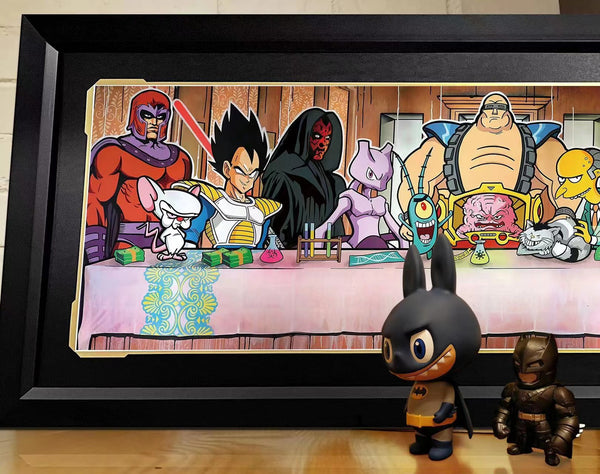 The Last Supper Villain Poster Frame [120cm x 52cm]