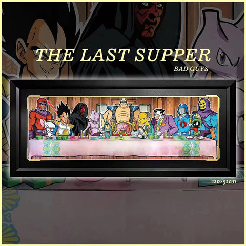 The Last Supper Villain Poster Frame [120cm x 52cm]