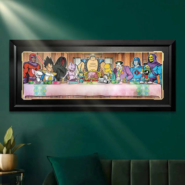 The Last Supper Villain Poster Frame [120cm x 52cm]