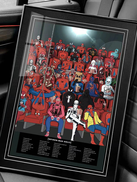 Spiderman Cinema Poster Frame [38cm x 53cm]