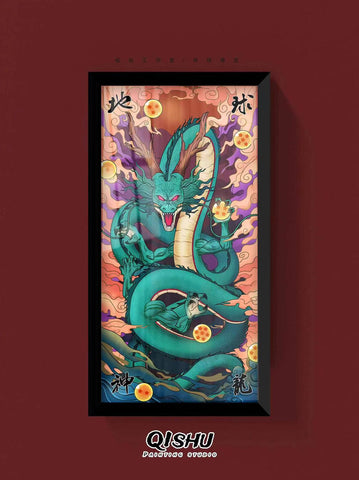Qi Shu Painting Studio - Shenron Poster Frame 