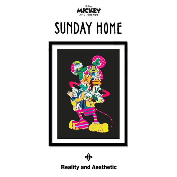 Sunday Home - Mickey Mouse Collage / Stay Positive