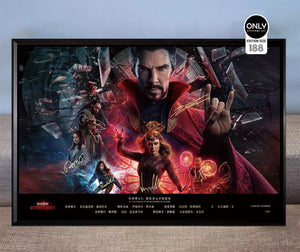 Mystical Art - Doctor Strange In The Multiverse Of Madness Signature Poster Frame