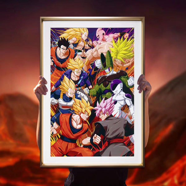 Dragon Ball Superheroes Poster Frame [54cm x 38cm]