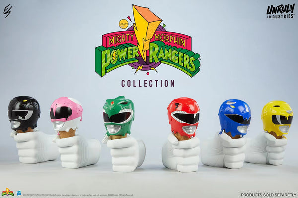 Unruly Industries - Mighty Morphin Power Rangers Scoops Set [Green, Black and Pink / Red, Yellow and Blue]