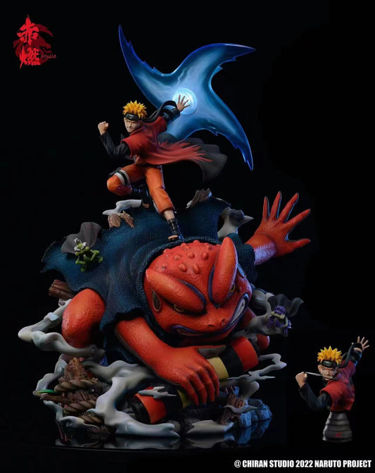 Chi Ran Studio - Uzumaki Naruto and Gamakichi 