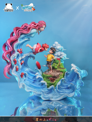 Emoji Studio X Wind Studio - Ponyo and Sosuke [Solid Version / Translucent Version]