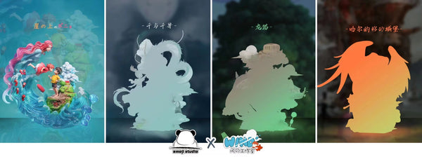 Emoji Studio X Wind Studio - Ponyo and Sosuke [Solid Version / Translucent Version]