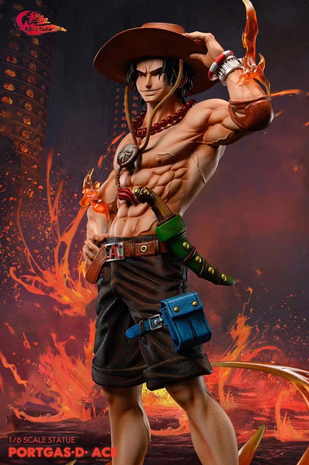 Hot Blood Studio / HB Studio - Portgas D Ace [1/6 Scale / 1/4 Scale]