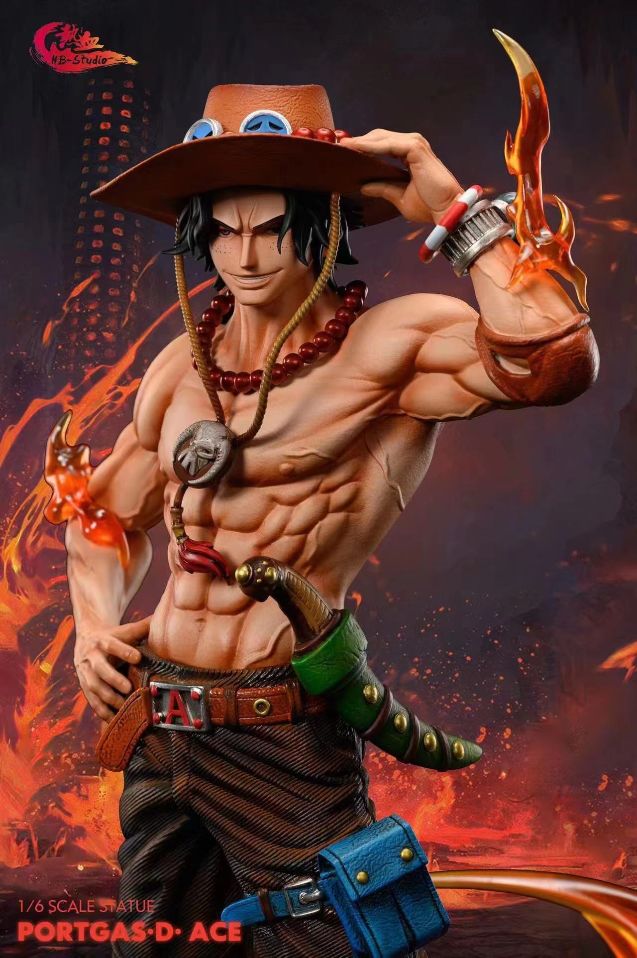 Hot Blood Studio / HB Studio - Portgas D Ace [1/6 Scale / 1/4 Scale]