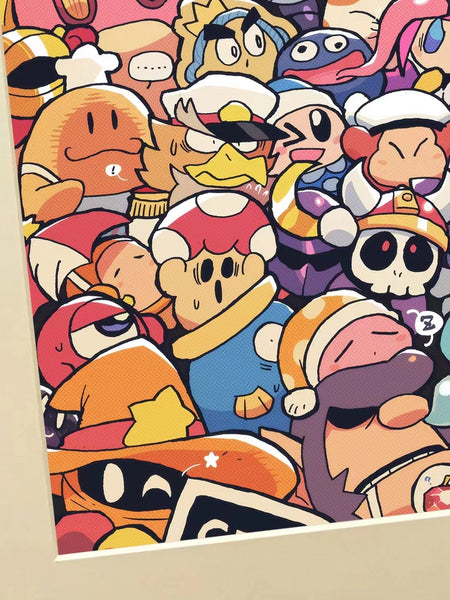 Xing Kong Studio - Kirby's 30th Anniversary Poster Frame