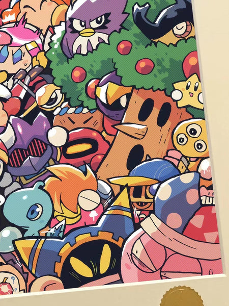 Xing Kong Studio - Kirby's 30th Anniversary Poster Frame