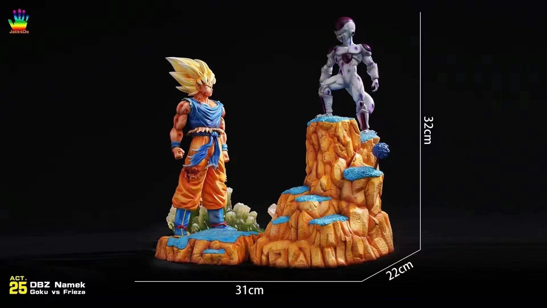 JacksDo - Namek ACT.25 SS1 Goku vs Frieza 