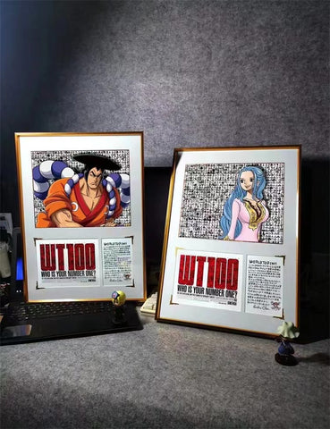 WT100 - Kozuki Oden / Nefertari Vivi WT100 Poster Frame