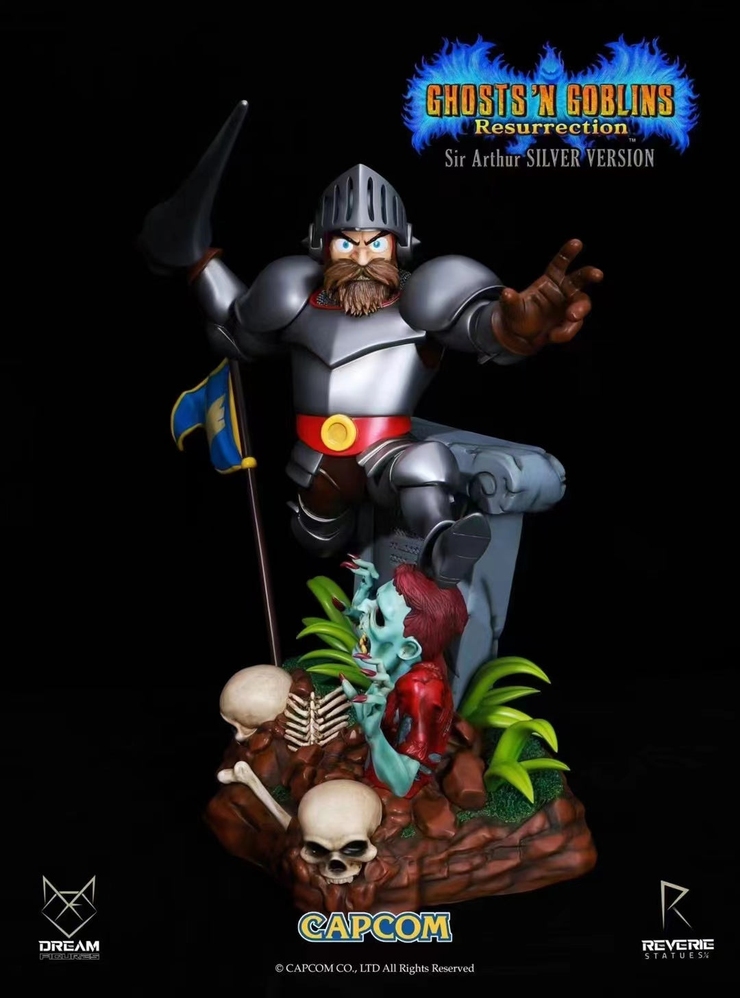 Dream Figures X CAPCOM - Sir Arthur [Silver Version / Underwear Version] 