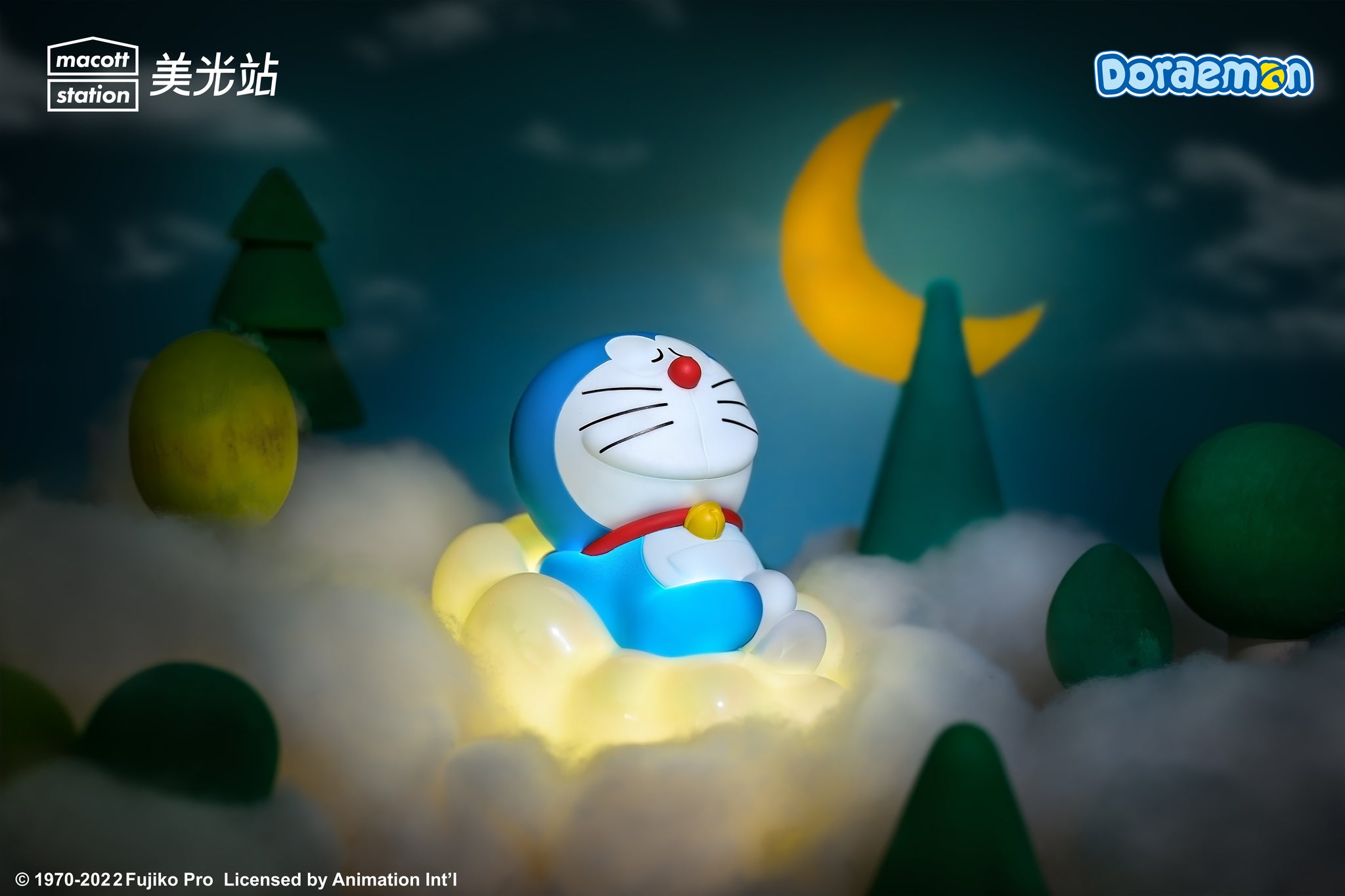 Macott Station - Doraemon Lighting Cloud [White / Electroplating Magic]