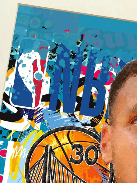 Xing Kong Studio - Stephen Curry Poster Frame 