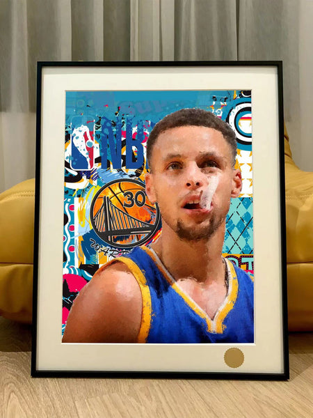 Xing Kong Studio - Stephen Curry Poster Frame 