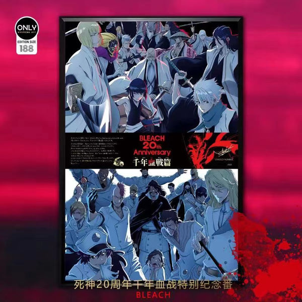 Mystical Art - 20th Anniversary Bleach Quincy Blood War Poster Frame