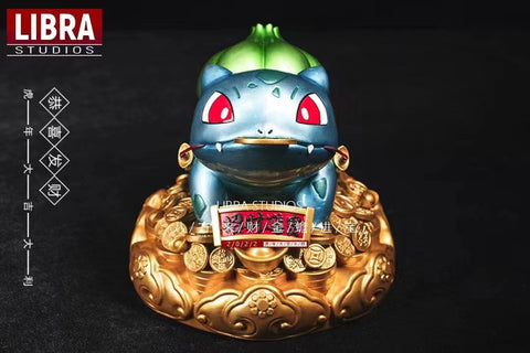 Libra Studio - Fortune of Wealth Bulbasaur [Metallic Paint Version / Gold Version]