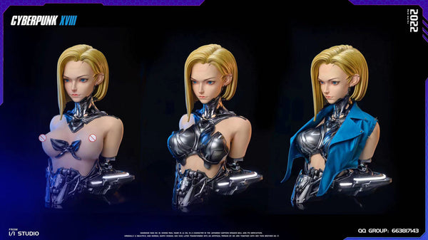 1 to 1 Studio - CyberPunk XVIII Android 18 Bust [1/1 scale]