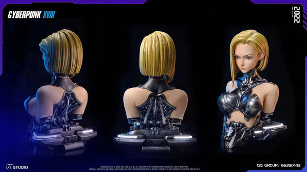 1 to 1 Studio - CyberPunk XVIII Android 18 Bust [1/1 scale]