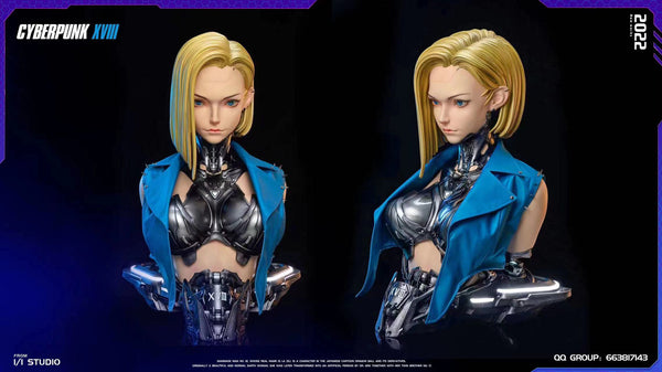 1 to 1 Studio - CyberPunk XVIII Android 18 Bust [1/1 scale]