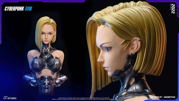 1 to 1 Studio - CyberPunk XVIII Android 18 Bust [1/1 scale]