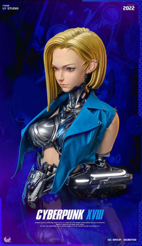 1 to 1 Studio - CyberPunk XVIII Android 18 Bust [1/1 scale]
