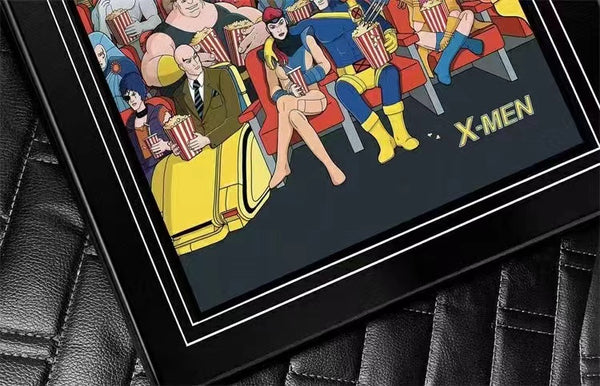 X-Men Wolverine, Phoenix, Professor X & Erik Lensherr Cinema Poster Frame [38cm x 53cm]