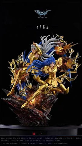 Saint Seiya Gold Saints Aries Shion Resin Model SHARK STUDIO Statue In  Stock