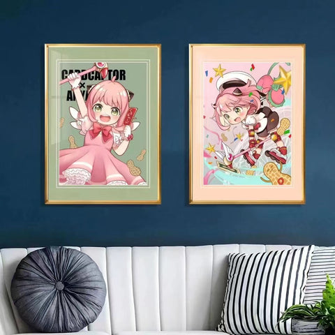 Anya Forger Cosplay Cardcaptor Sakura Poster Frame [Green Version / Pink Version]