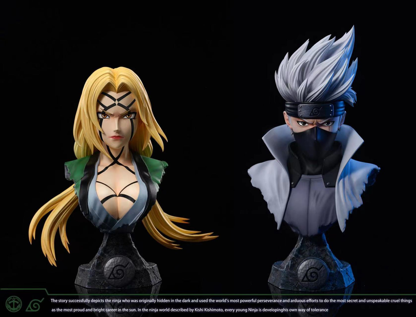 SURGE Studio - The Will of Fire Tsunade / Kakashi Hatake Bust