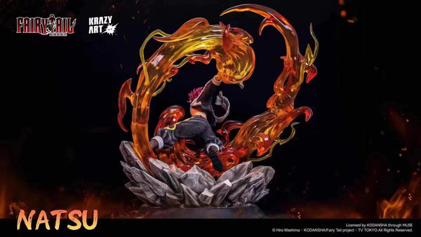 Krazy Art Studio - Etherious Natsu Dragneel with Crimson Lotus: Exploding Lightning Blade