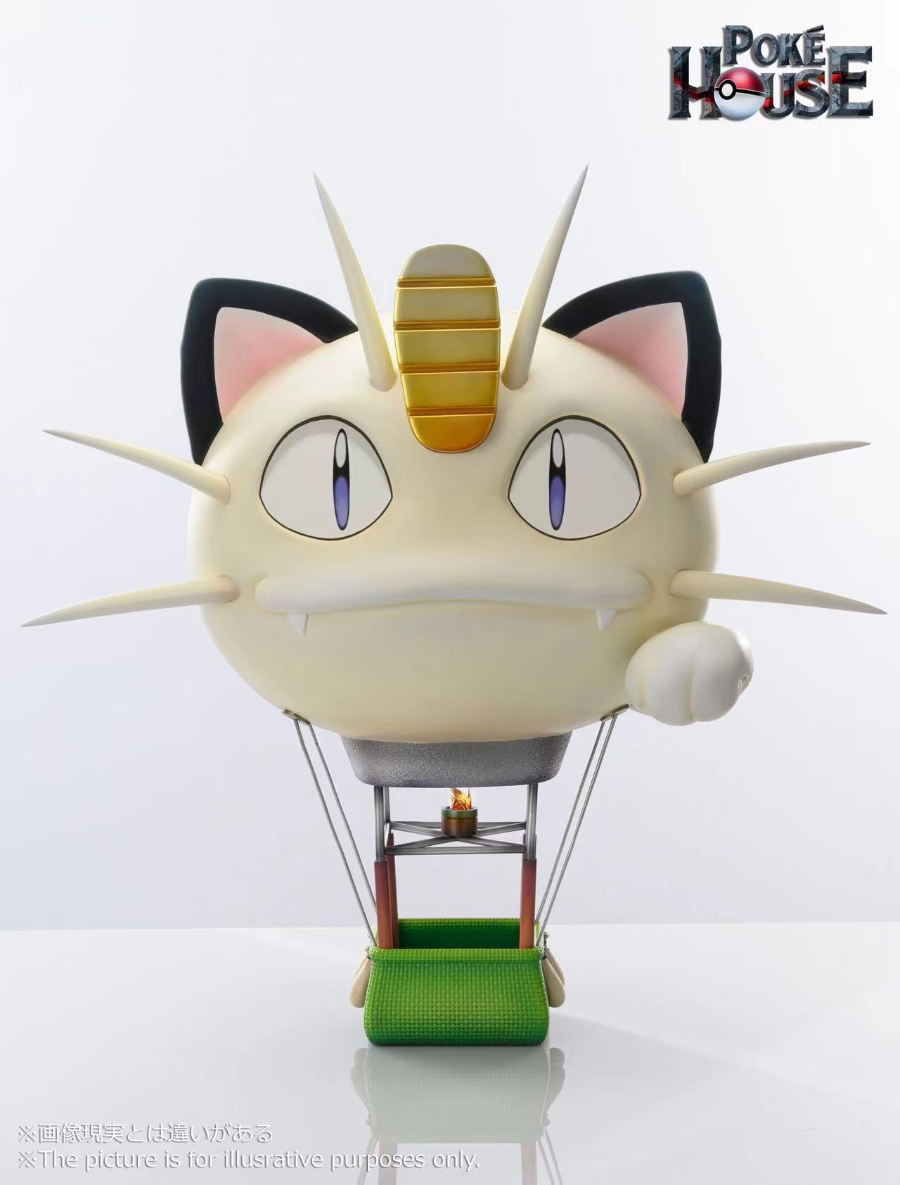 Poke House - Meowth Air Balloon and Jessie Rocket Team [3 Variants]