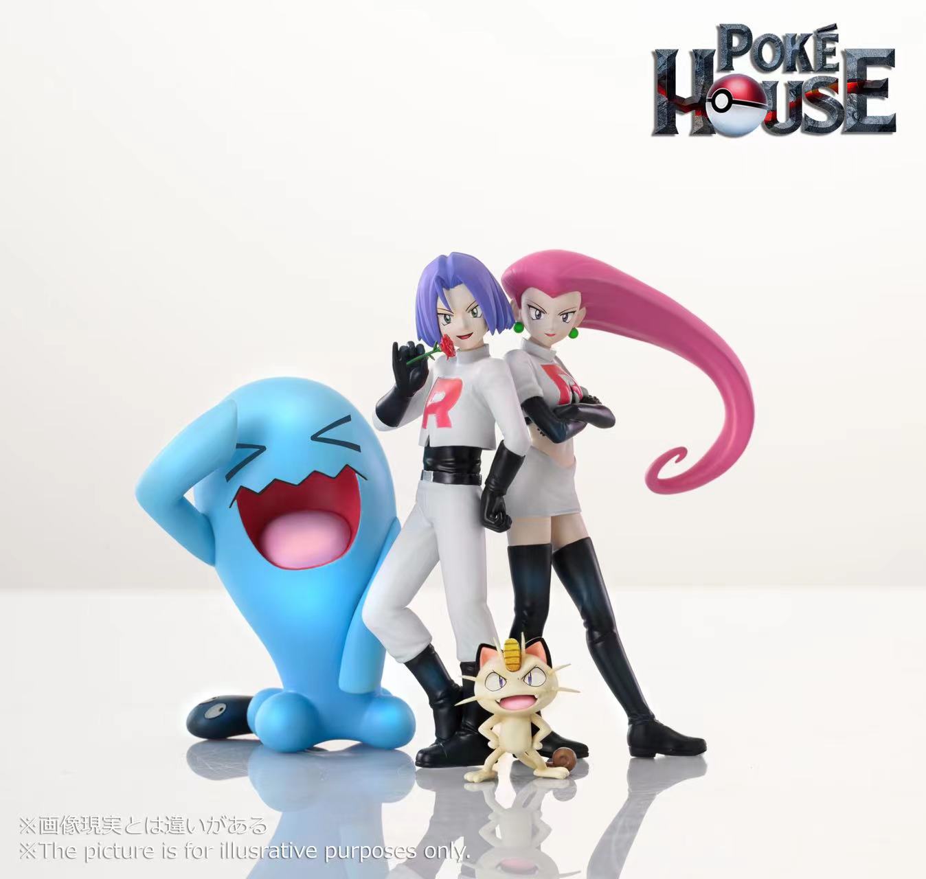 Poke House - Meowth Air Balloon and Jessie Rocket Team [3 Variants]