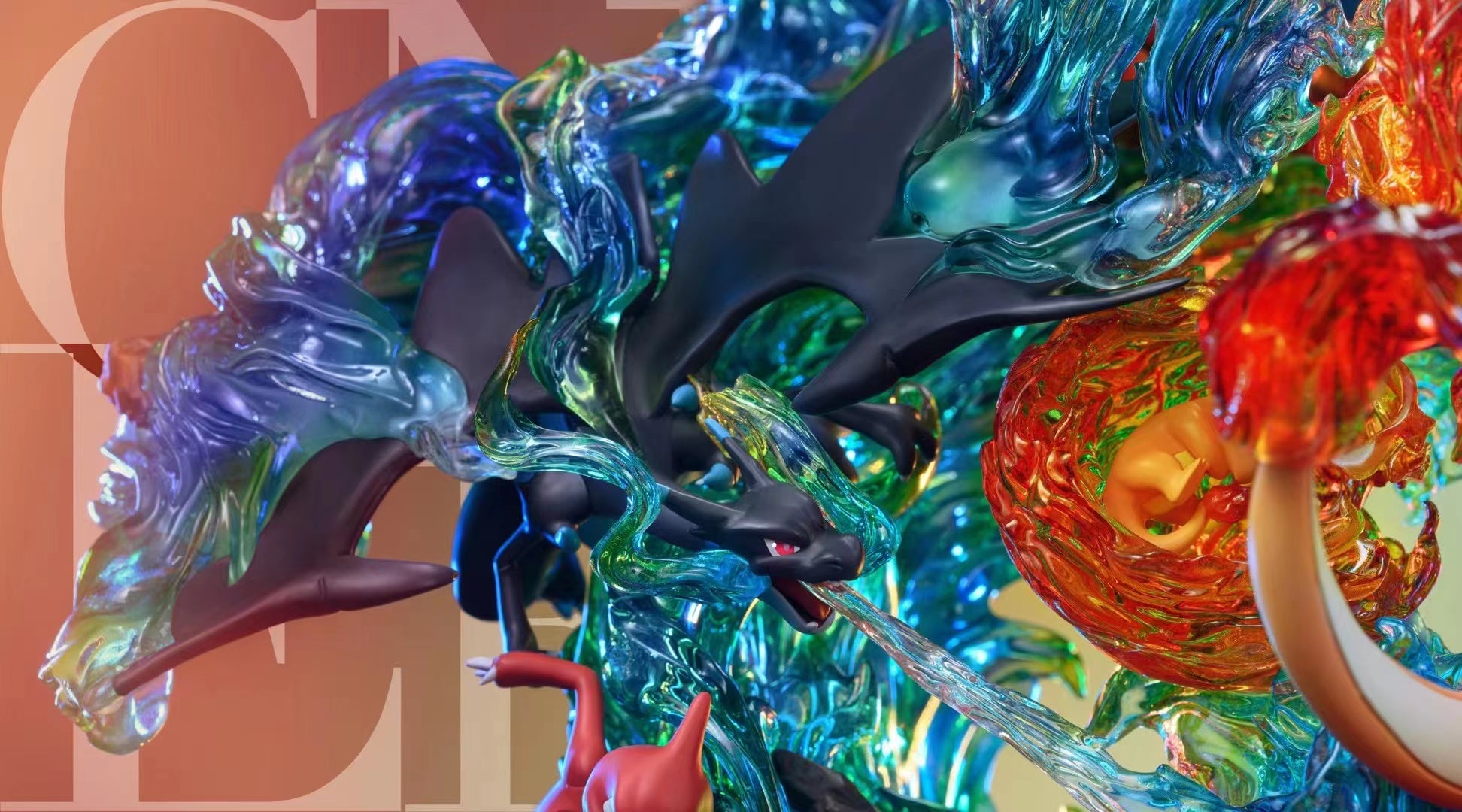 Gene Studio - Mega Charizard X, Mega Charizard Y & Charmeleon