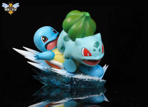 WASP Studio - Bulbasaur & Squirtle Skiing