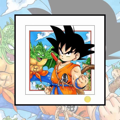 Xing Kong Studio - Son Goku's Fury Poster Frame [45cm x 45cm]