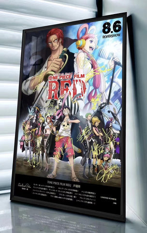 8.6 Roadshow - One Piece Film Red Poster Frame 