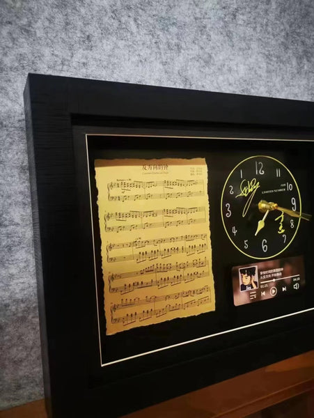 Jay Chou Musical Counter-Anti-Clockwise Clock [34cm x 25cm]