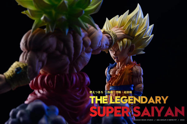 League Studio - Super Saiyan Fury Broly vs Son Goku