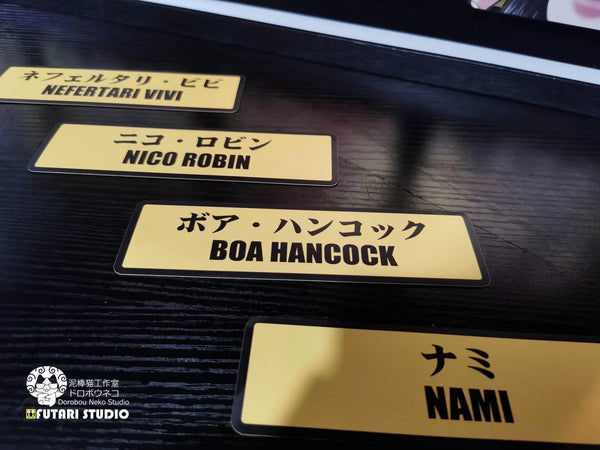 Dorobou Neko Studio x Futari Studio - Nefertari Nini, Nico Robin, Nami & Boa Hancock 3D Cast Off Poster Frame [FSSP-003]